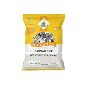 24 Mantra Organic Basmati Rice 10Lb