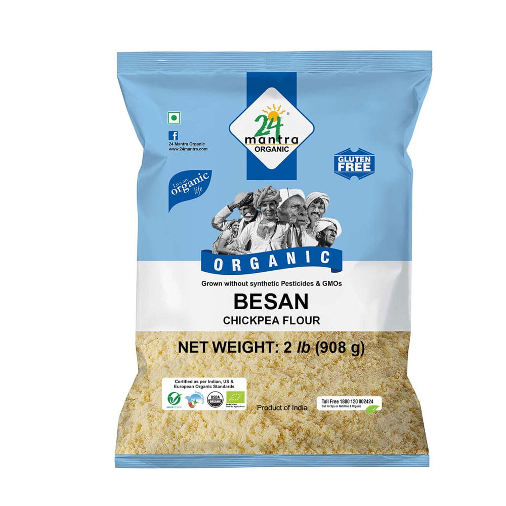 24-mantra-organic-besan-flour-2lb | South Asian Central