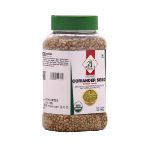 24 Mantra Organic Coriander (Dhania) Seeds 142g Jar