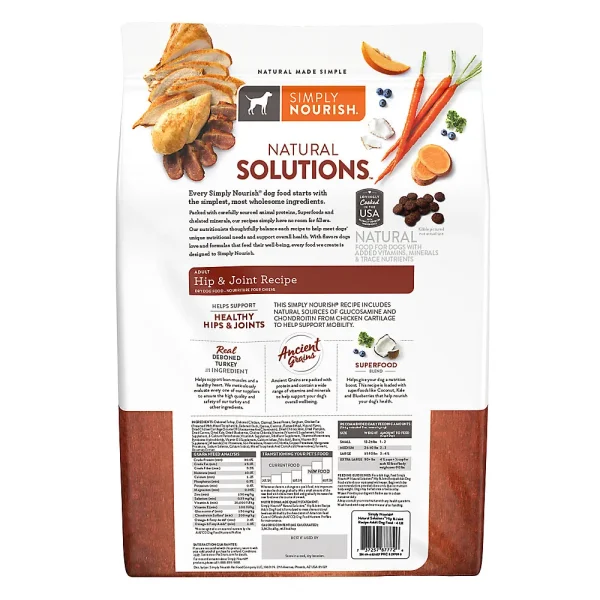 Shop Simply Nourish Natural Solutions Hip & Joint Adult Dry Dog Food Chicken & Duck 4lb Online
