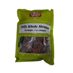 Adani Spices Chiilli Whole Stemless 200g