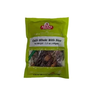 Adani Spices Chilli Whole With Stem 100g