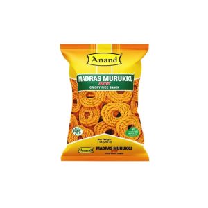 Anand Madras Murukku Spicy Crispy Rice Snack 200g