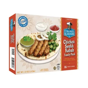 Colonel Kababz Beef Seekh Kabab Family Pack 1.4lb