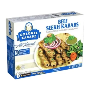 Colonel Kababz Beef Sheek Kabab 312g