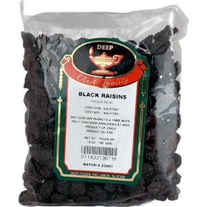 Deep Black Raisins 397g