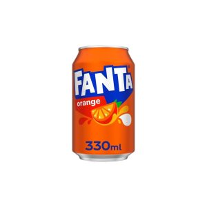 Fanta Orange Flavoured Drink Can 330Ml