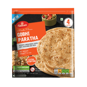 Haldirams Frozen Gobi Paratha 400g 4 pcs