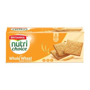 Britannia Nutri Choice Whole Wheat Salted Crackers 200g