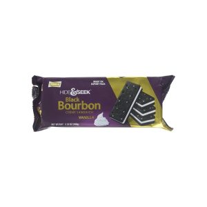 Parle Hide & Seek Black Bourbon Vanilla Cream Sandwich 100g