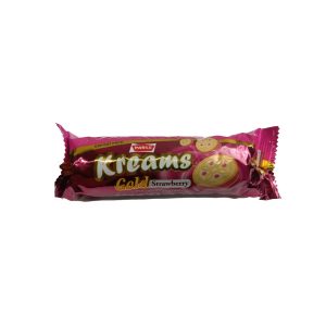 Parle Kreams Gold Strawberry Biscuits 66.72gm