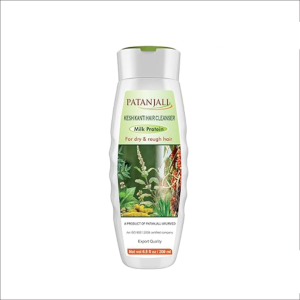 Patanjali Kesh Kanti Hair Cleanser with Milk Protein Shampoo 200ml