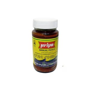 Priya Brinjal Pickle with Garlic 300g