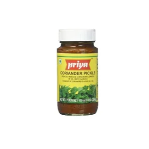 Priya Coriander Pickle with Garlic 300g