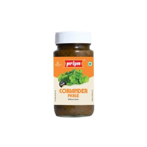 Priya Coriander Pickle without Garlic 300g