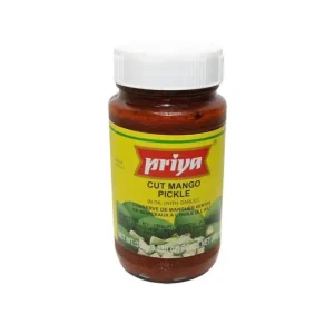 Priya Cut Mango Pickle with Garlic 300g