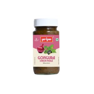 Priya Gongura Onion Pickle without Garlic 300g