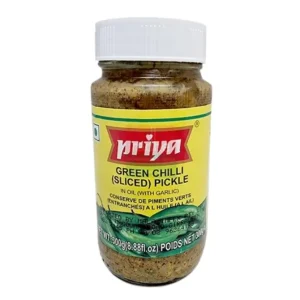 Priya Green Chilli Pickle With Garlic 300g