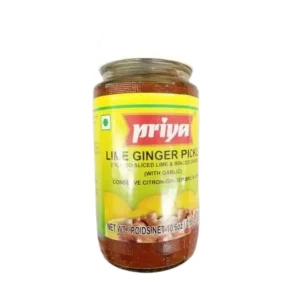 Priya Lime Ginger with Garlic 300g