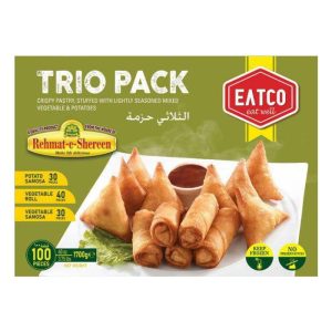 Rehmat e Shereen Trio Pack Samosa Potato Veg Roll Veg Samosa 100 pcs 1700g