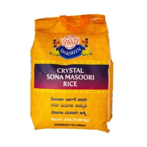 Swad Crystal Sona Masoori Rice 20Lb