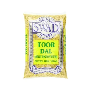 Swad Toor Dal Unoily Kori Split Pigeon Peas 4 Lbs