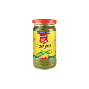 Swetha Telugu Foods Green Chilli Pickle 300g
