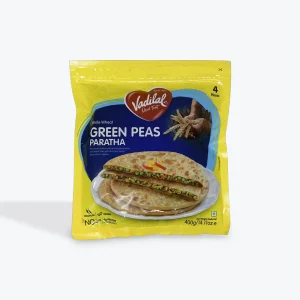 Vadilal Frozen Green Peas Paratha 400g 4 pcs