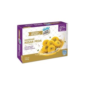 Vadilal Premium Danedar Kesar Peda 340g
