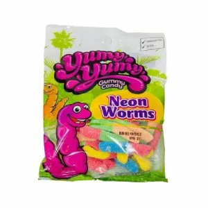YummyYummy Neon Worms 128g