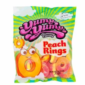 YummyYummy Peach Rings 128g
