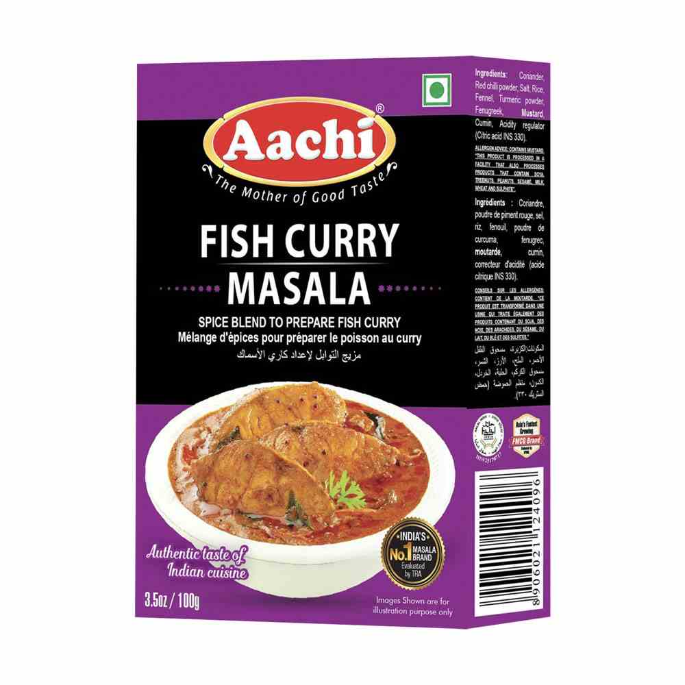 aachi-fish-curry-masala-10g-aachi-fish-curry-masala-100g | South Asian Central