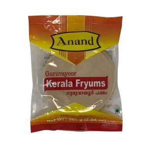 Anand Guruvayoor Kerala Fryums Papad 200g