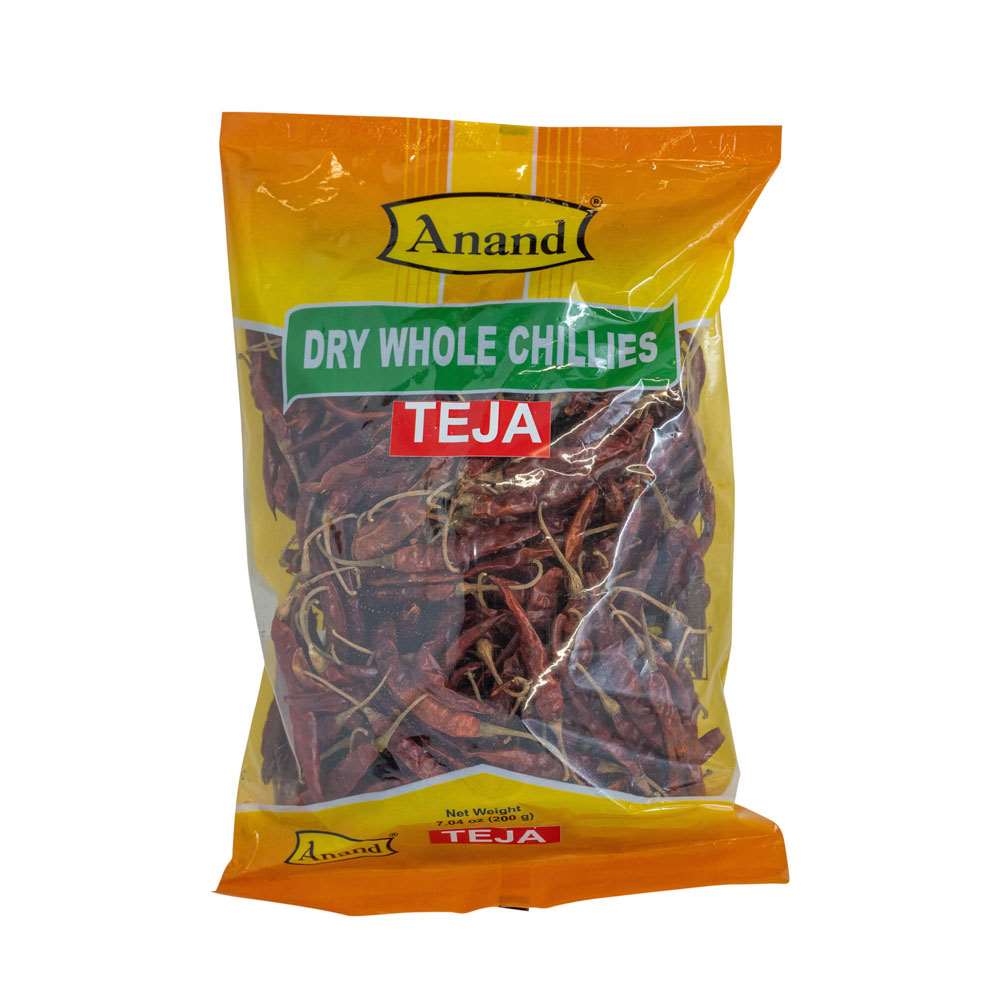 anand-teja-dried-whole-red-chilli-200gm | South Asian Central