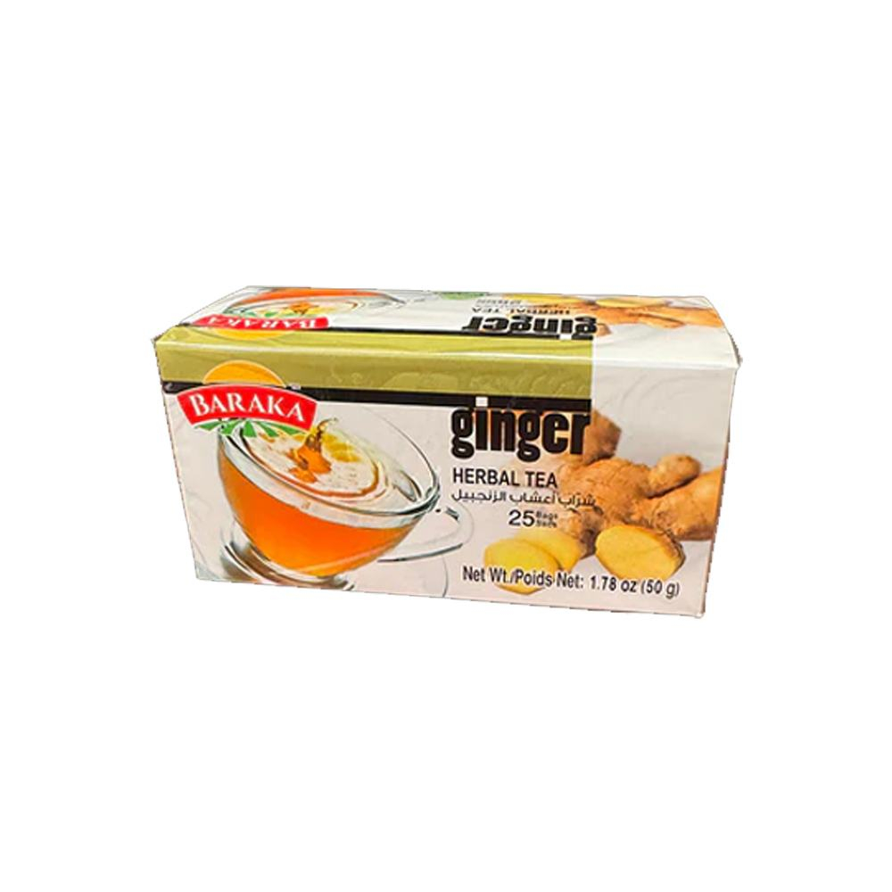 baraka-ginger-herbal-tea-bags-50-g | South Asian Central