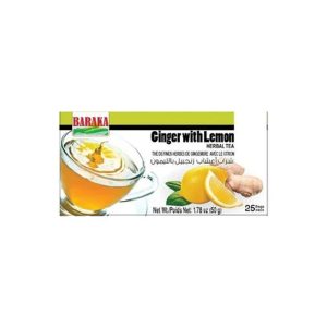 Baraka Ginger with Lemon Herbal Tea 25 Bags