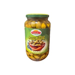 Baraka Green Olives with Thyme 35 Oz