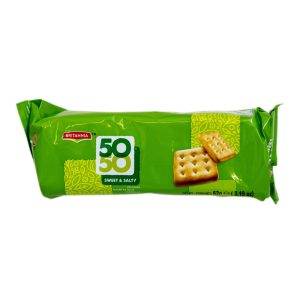 Britannia Fifty Fifty Sweet & Salty 50-50 Biscuits 62g