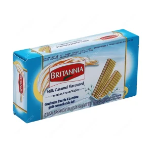 Britannia Milk Caramel Flavoured Premium Cream Wafers 80g