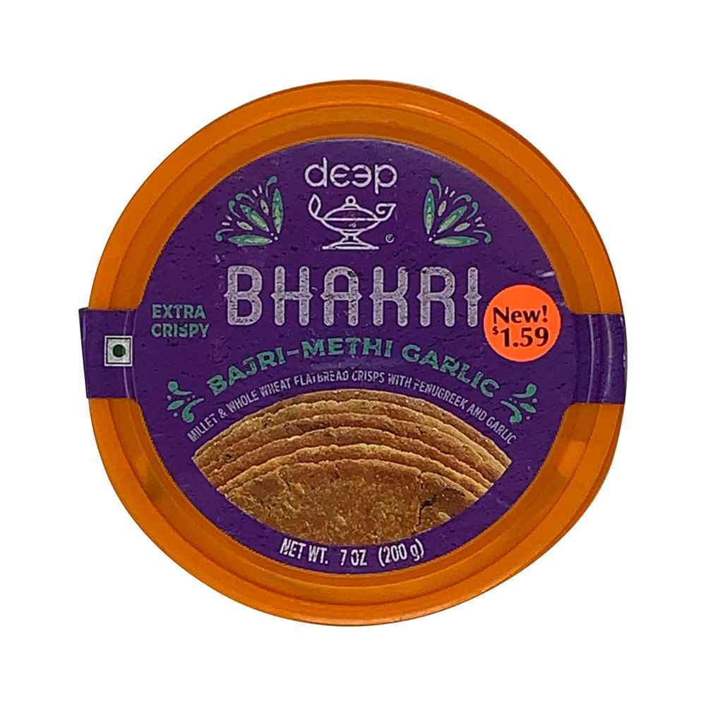 deep-extra-crispy-bhakri-bajri-methi-garlic-200gm | South Asian Central