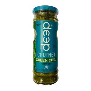Deep Green Chilli Chutney 220g