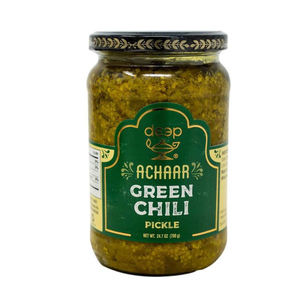 deep-green-chilli-pickle-25oz | South Asian Central