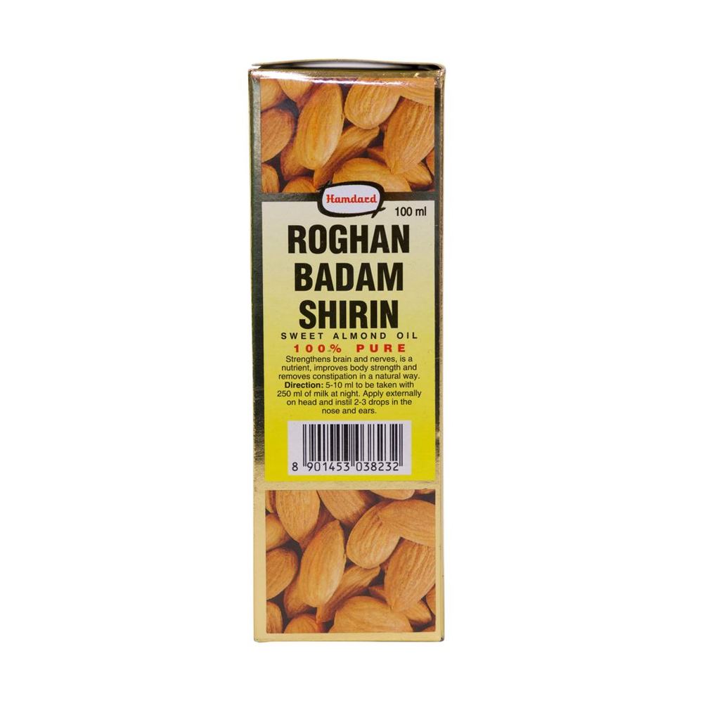 hamdard-roghan-badam-shirin-sweet-almond-oil-100ml | South Asian Central