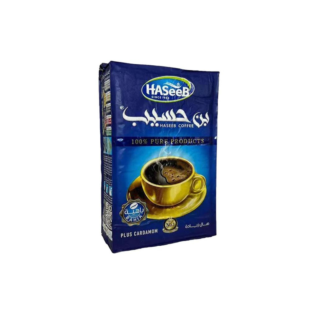 haseeb-turkish-coffee-plus-cardamom-blue-500-g | South Asian Central