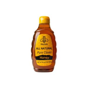 Hunni All Natural Pure Clover Honey 32 Oz