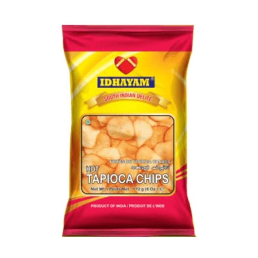 idhayam-hot-tapioca-chips-6oz | South Asian Central