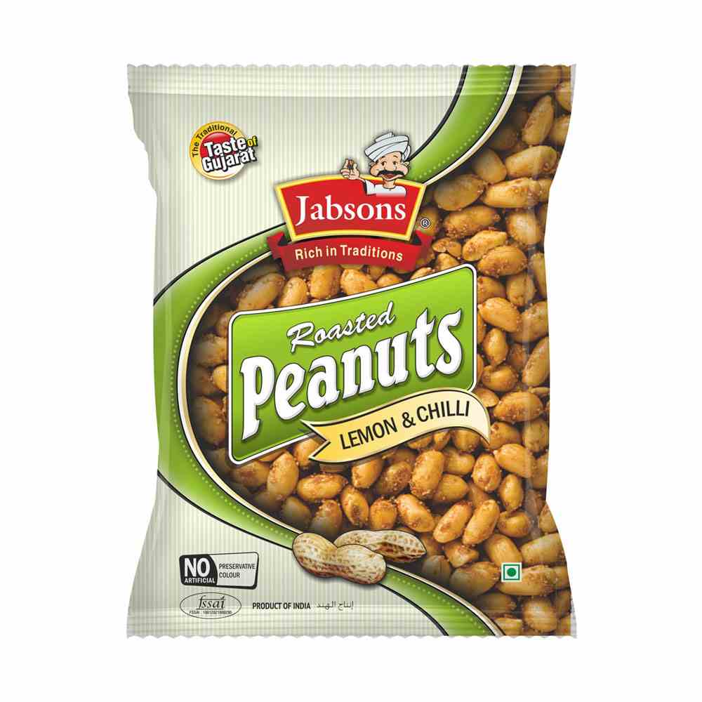 jabsons-roasted-peanuts-lemon-chilli-140gm | South Asian Central