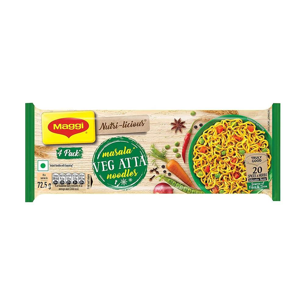 maggi-ndl-veg-atta-290g-8901058872880 | South Asian Central