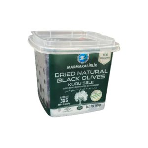 Marmarabirlik Dried Natural Black Olives 3XS 400g