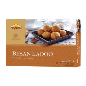 Nanak Besan Ladoo Indian Dessert (14 Pieces) 500g